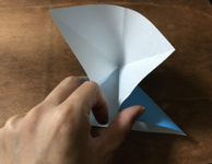 折り紙のちょうの折り方　蝶42