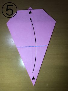 折り紙で立体的なウサギの作り方5